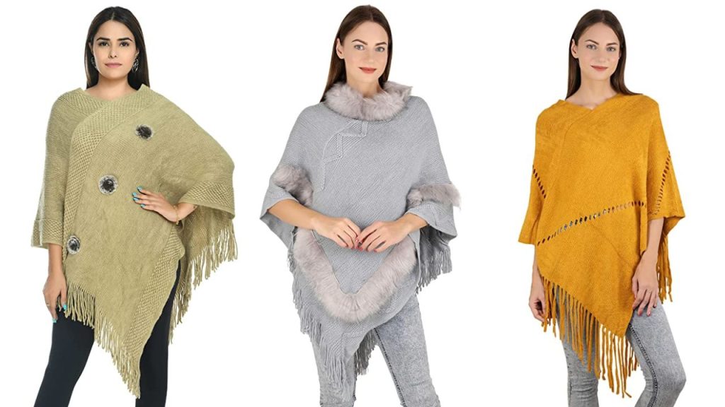 सर्द मौसम मैं भी अपने लुक को बनाइये खास , डिज़ाइनर पोंचो के साथ