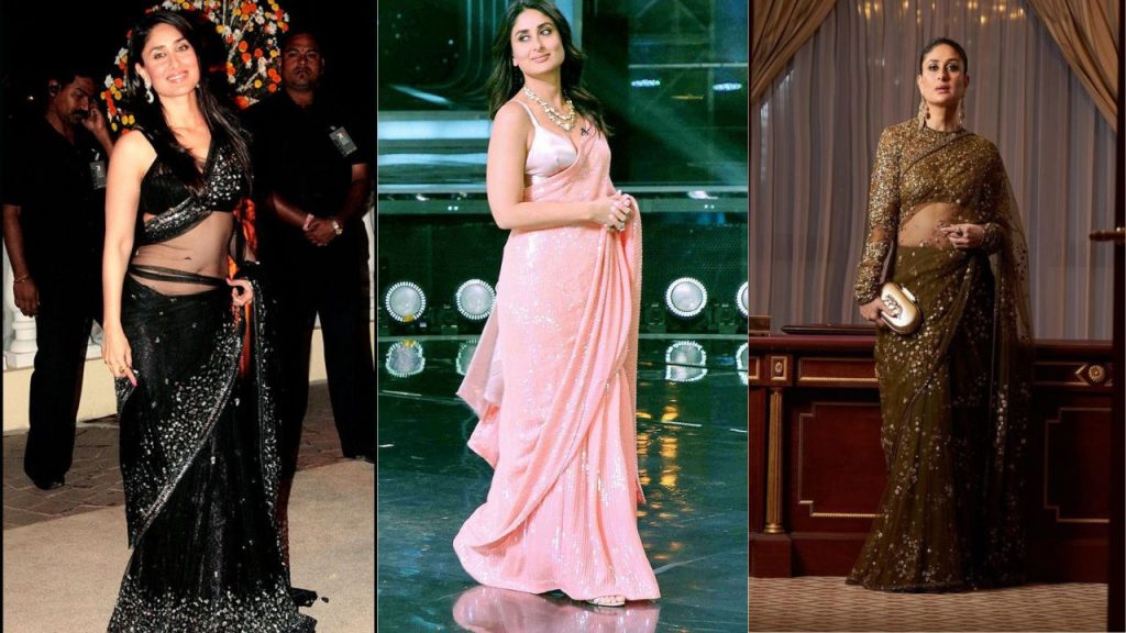 साड़ी में बॉलीवुड सेलेब्रटी जैसा दिखना चाहती है ,करीना कपूर खान के इन लुक्स से लें टिप्स