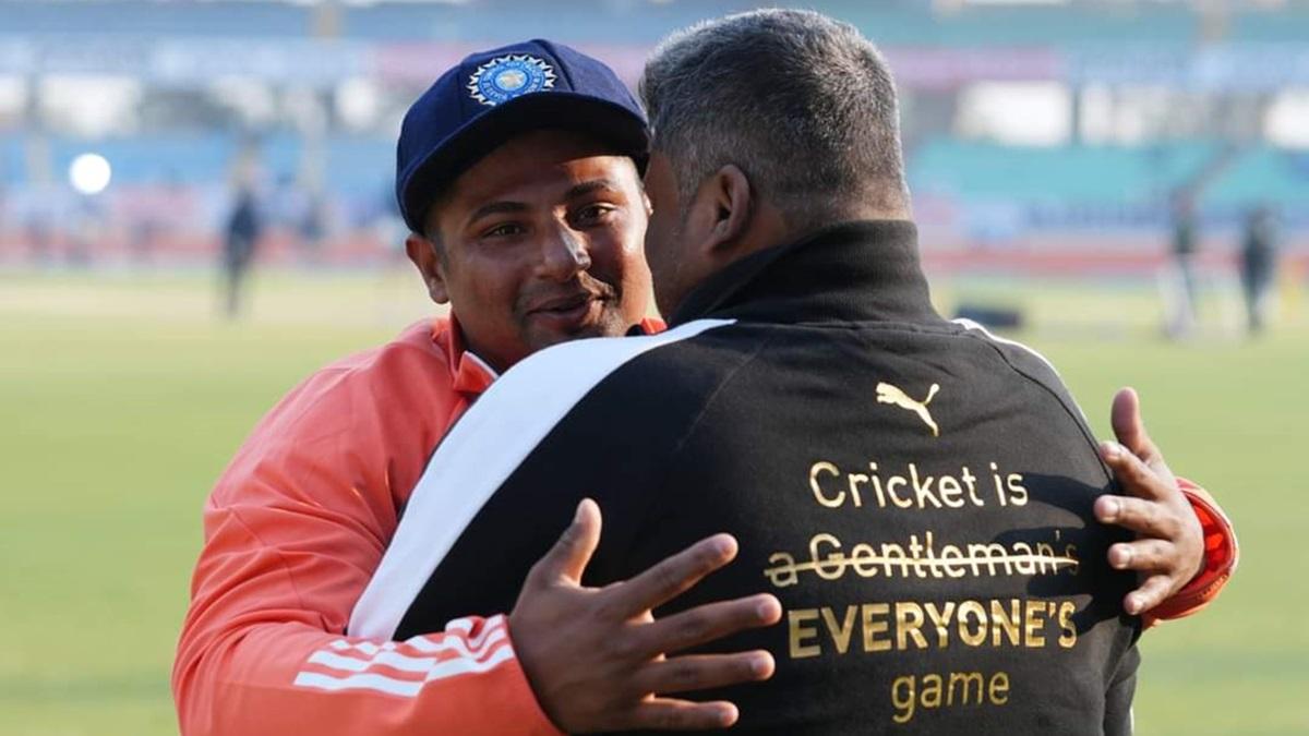 'क्रिकेट सभी के लिए एक खेल है' – सरबरास खान के पिता कहते हैं |  क्रिकेट हर किसी का खेल है सरफराज खान के पिता का इशारा