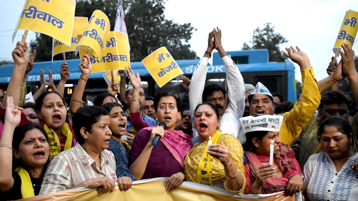 प्रधानमंत्री आवास के खिलाफ विरोध प्रदर्शन: आम आदमी पार्टी ने दिल्ली में पुलिस सुरक्षा बढ़ाने की घोषणा की |  केजरीवाल की गिरफ्तारी के खिलाफ AAP ने पीएम मोदी के आवास का घेराव करने का आह्वान किया;  दिल्ली पुलिस ने बढ़ाई सुरक्षा