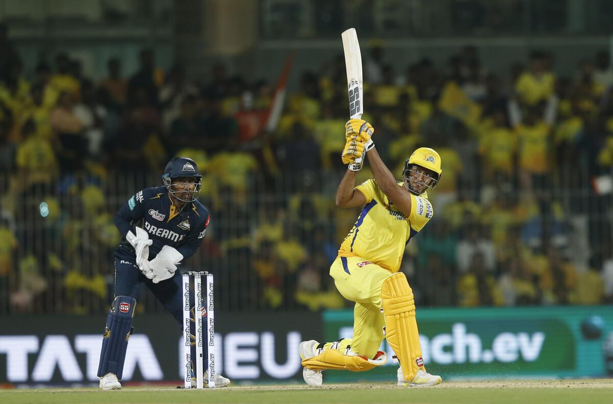 शिवम दुबे ने सीएसके की बल्लेबाजी में मदद की: गुजरात के लिए 207 रनों का लक्ष्य!  |  आईपीएल 2024 में चेन्नई सुपर किंग्स ने गुजरात टाइटंस के खिलाफ 206 रन बनाए