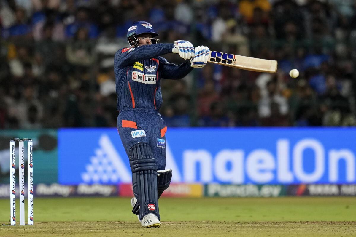 डी कॉक, पूरन व्लासल: आईपीएल @ आरसीबी के लिए 182 का लक्ष्य |  लखनऊ सुपर जाइंट्स ने रॉयल चैलेंजर्स बेंगलुरु के खिलाफ 181 रन बनाए