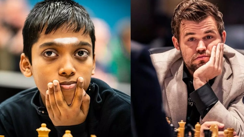 ग्रैंड शतरंज टूर सीरीज – प्रगनानंदा ने नंबर 1 मैग्नस कार्लसन को हराया |  प्रग्गनानंद ने मैग्नस कार्लसन को हराया