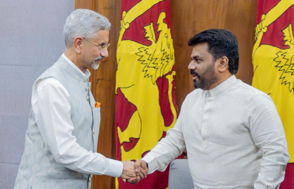 विदेश मंत्री जयशंकर, श्रीलंका के राष्ट्रपति दिसानायके ने द्विपक्षीय संबंधों को मजबूत करने के तरीकों पर चर्चा की