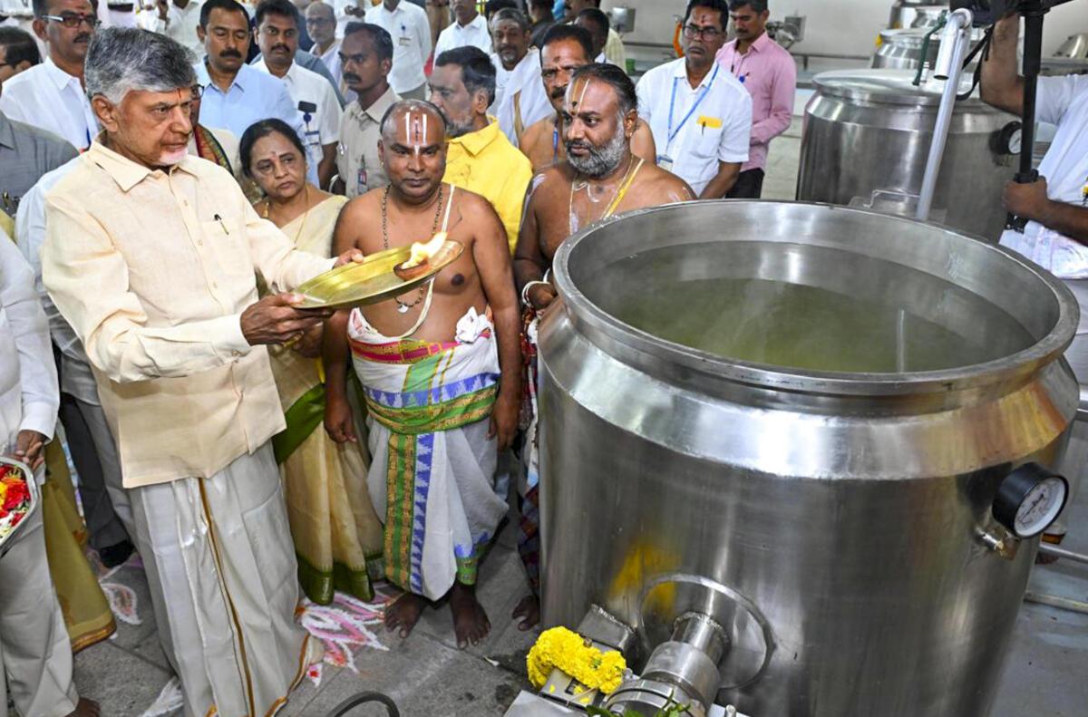 तिरुमाला मंदिर की पवित्रता बरकरार रखी जानी चाहिए: चंद्रबाबू नायडू तिरुमाला मंदिर की पवित्रता बरकरार रखी जानी चाहिए: चंद्रबाबू नायडू
