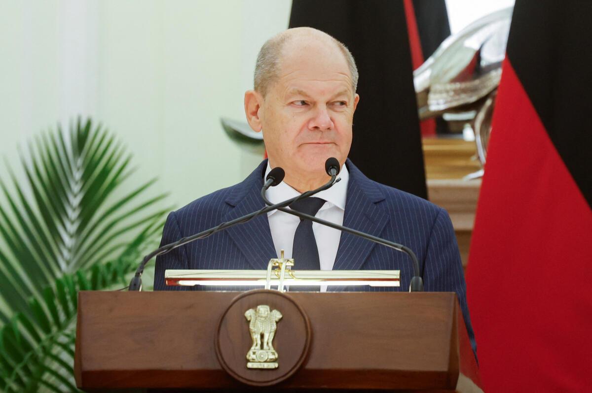 यूक्रेन युद्ध में रूस की जीत से वैश्विक सुरक्षा को खतरा, जर्मन प्रधानमंत्री की टिप्पणी यूक्रेन युद्ध में रूस की जीत से वैश्विक सुरक्षा को खतरा, जर्मन प्रधानमंत्री की टिप्पणी