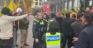 मेलबर्न में भारतीय वाणिज्य दूतावास के बाहर स्वतंत्रता दिवस समारोह में खालिस्तानी समर्थकों का हंगामा