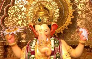 वाराणसी में गणेश चतुर्थी की धूम, लालबागचा राजा स्वरूप में सजे गणपति