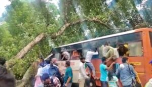 बाराबंकी में दर्दनाक हादसा: रोडवेज बस पर पेड़ गिरा, 5 की मौत, 1 गंभीर बाराबंकी में दर्दनाक हादसा: रोडवेज बस पर पेड़ गिरा, 5 की मौत, 1 गंभीर