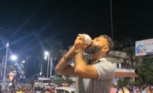 गुजरात के भरूच में भारत की जीत का जश्न, सड़कों पर उमडी भीड़