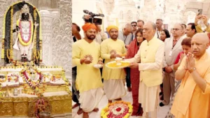 अयोध्या पहुंचे मॉरीशस के प्रधानमंत्री, श्री राम जन्मभूमि मंदिर में की पूजा-अर्चना