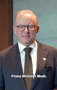 ऑस्ट्रेलियाई प्रधानमंत्री एंथनी अल्बनीज ने पीएम मोदी को दी जन्मदिन की हार्दिक शुभकामनाएं