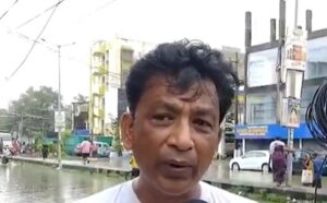 उड़ीसा के बालासोर में भारी बारिश के कारण बाढ़ के आसार