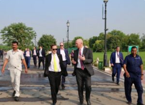 अमेरिकी एंबेसडर सर्जियो गोर की भारत में पहली आधिकारिक यात्रा