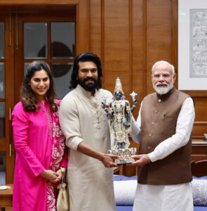 अभिनेता राम चरण ने पीएम मोदी से भेंट की, आर्चरी प्रीमियर लीग की सफलता पर जताई प्रसन्नता