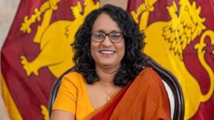 श्रीलंका की प्रधानमंत्री हरिनी अमरसूरिया पीएम मोदी से मुलाकात करने पहुंची