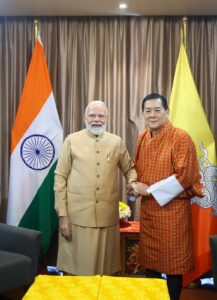 भूटान के चौथे ड्रुक ग्यालपो से मिले प्रधानमंत्री मोदी, ऊर्जा, व्यापार और तकनीकी सहयोग पर चर्चा