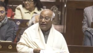 राज्यसभा में खड़गे का भाजपा सरकार पर तीखा हमला