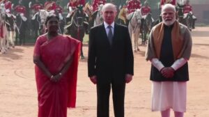 रायसीना हिल्स पर पुतिन का भव्य स्वागत